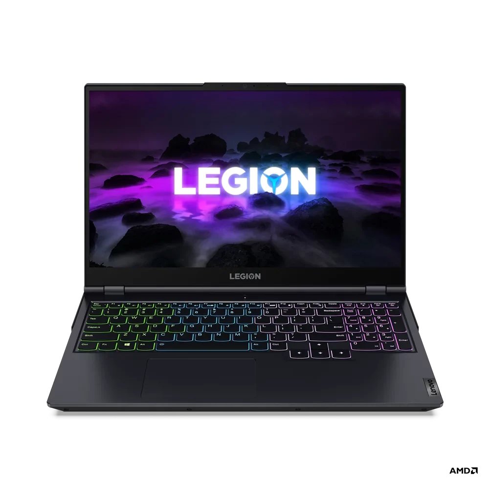Restored LENOVO 82NWCTO1WW105 Legion 5 15ACH6A 15.6" 1920 x 1080 Ryzen 5 5600H 3.3GHz AMD Radeon RX 6600M 8GB 16GB RAM 512GB SSD Win 11 Home Ebony (Refurbished)