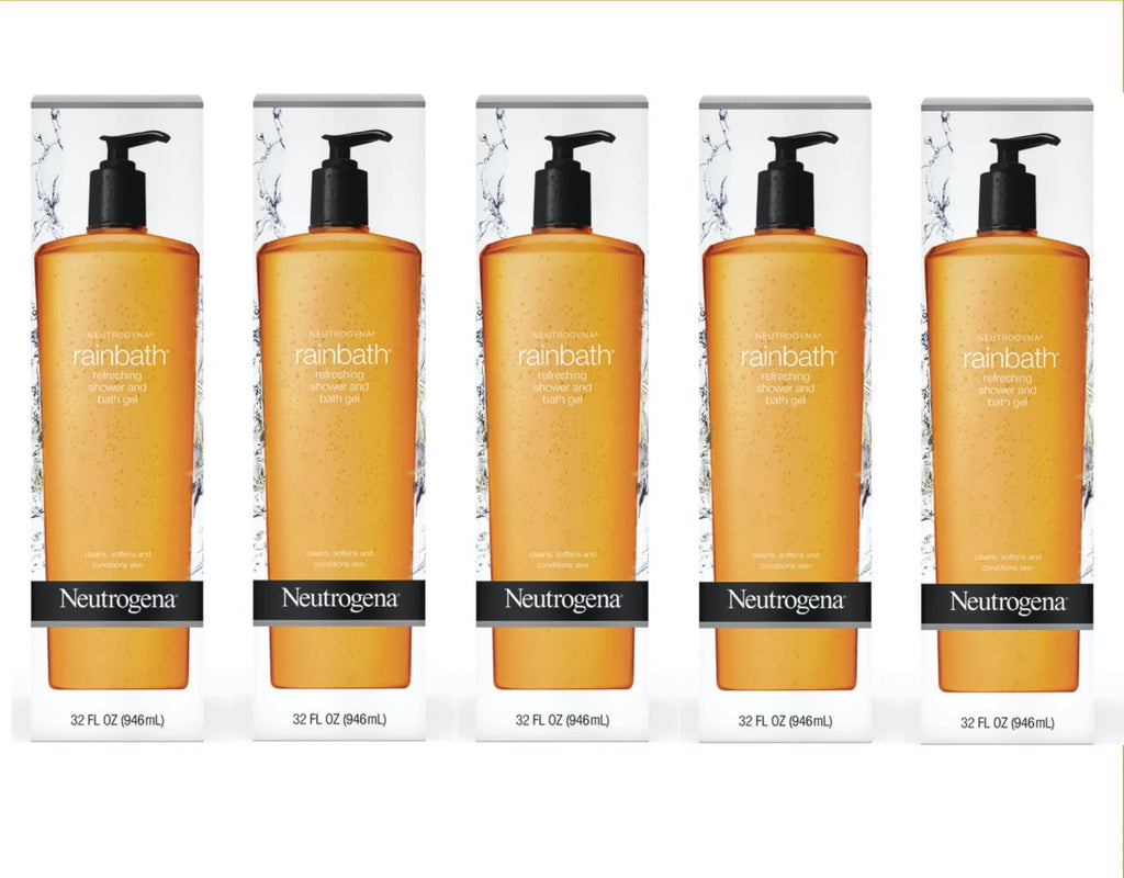 Neutrogena Rainbath Shower Gel 32 Ounce (Pack of 5)