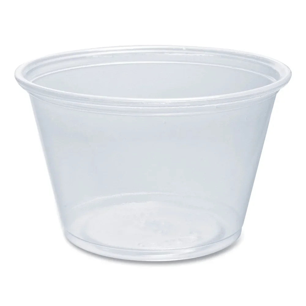 Dart 400PC Conex People 4 oz. Polypropylene Portion Containers - Clear (2500/Carton)]