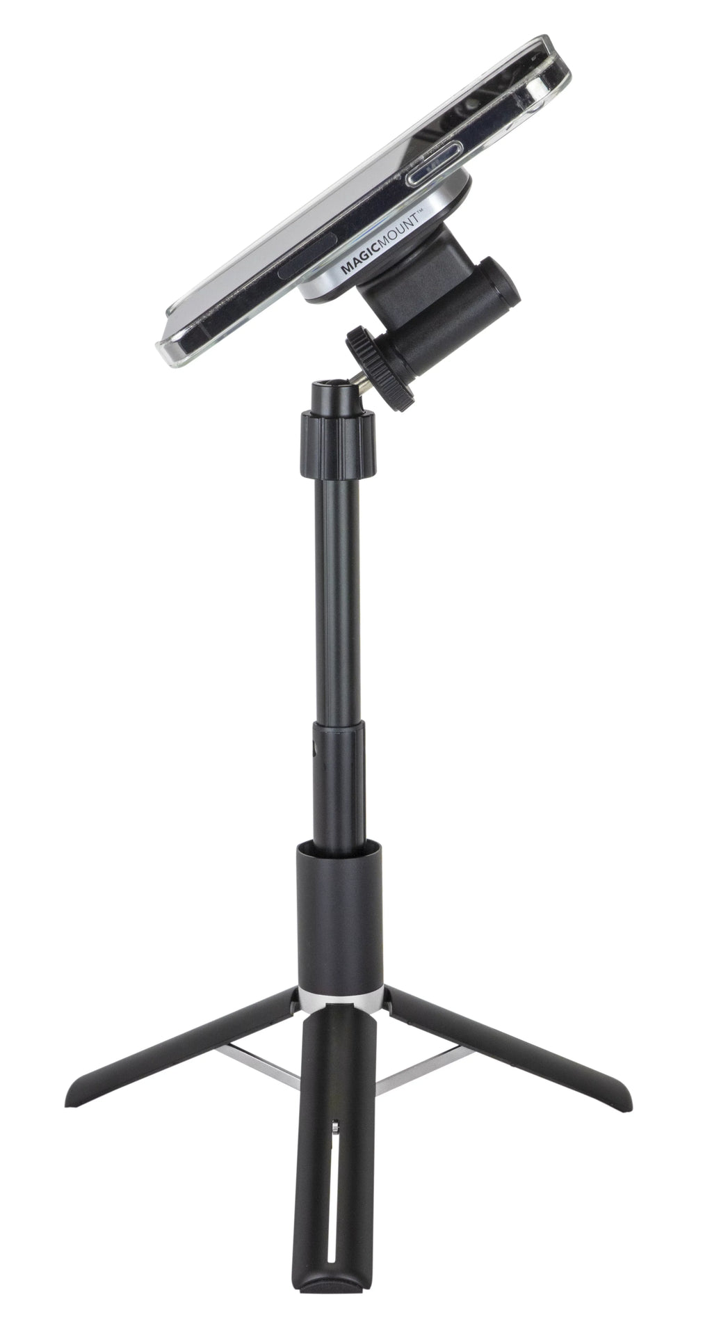 Scosche MP2TR1-SP MagicMount Pro 2 Tripod/Selfie Stick Phone Mount with Adjustable Arm, Dark