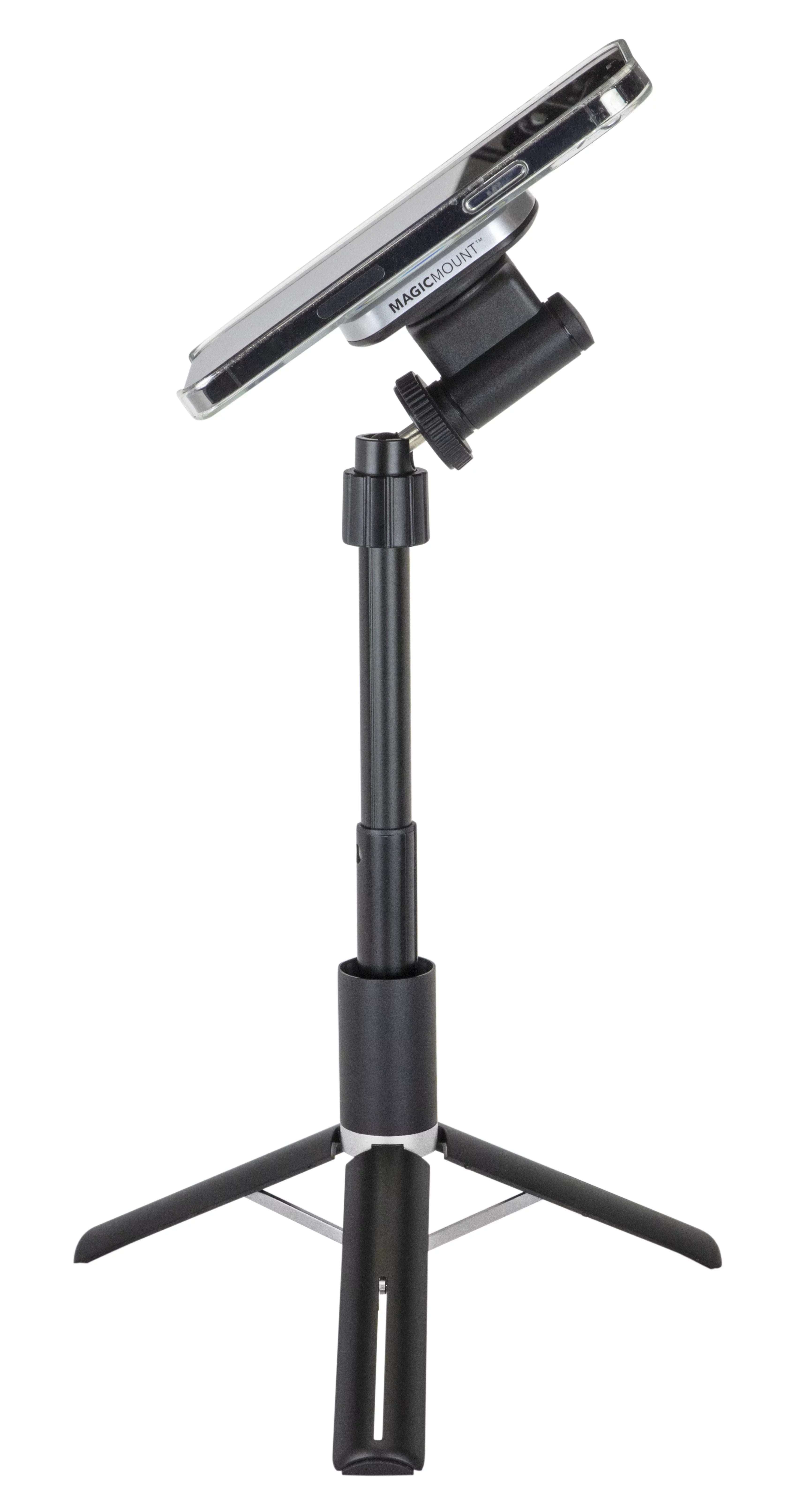 Scosche MP2TR1-SP MagicMount Pro 2 Tripod/Selfie Stick Phone Mount with Adjustable Arm, Dark