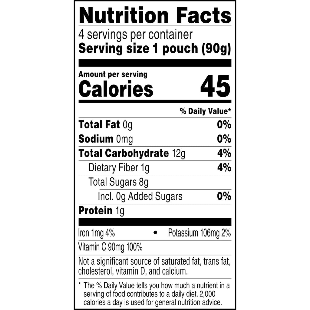Santa Cruz Organic® Sauce Strawberry -- 4 Pouches Pack of 2
