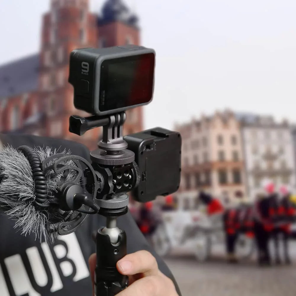 Hot Shoe Mount Adapter for GoPro Hero 10/9/8/7/6/5, DJI Osmo Action, AKASO Brave 8/7/6 Applicable for Tripod