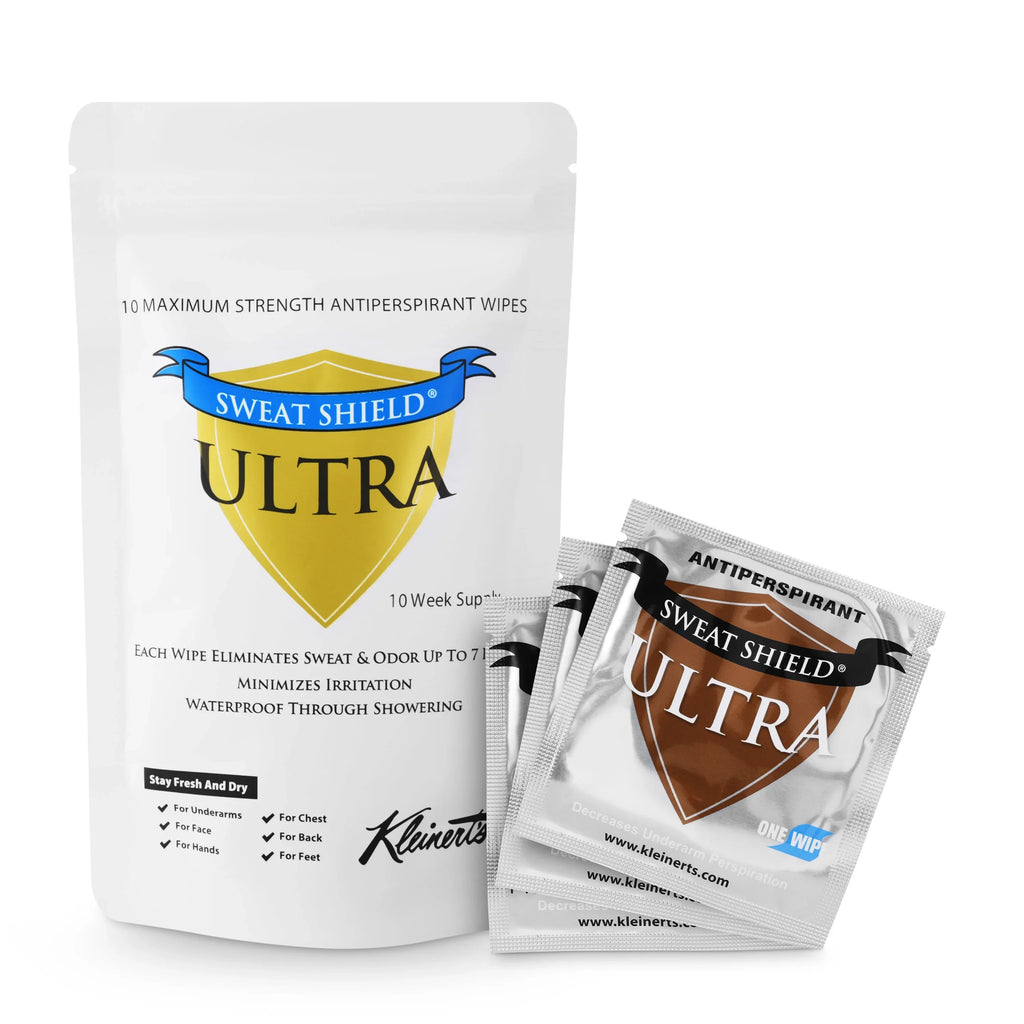 Sweat Shield Ultra Antiperspirant Wipes. Stop Sweating & Odor For Up To 7 Days. 20 Week Supply- Doctor Termination
