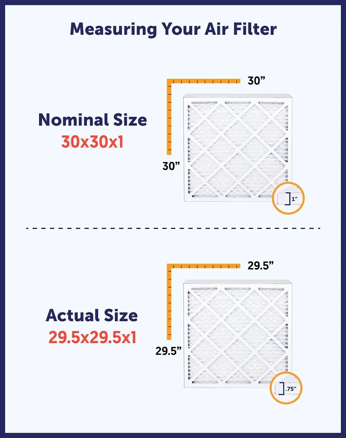 Filter King 16x24x4 Air Filter | 5-PACK | MERV 8 HVAC Pleated A/C Furnace Filters | MADE IN USA | Actual Size: 15.5 x 23.5 x 3.75"