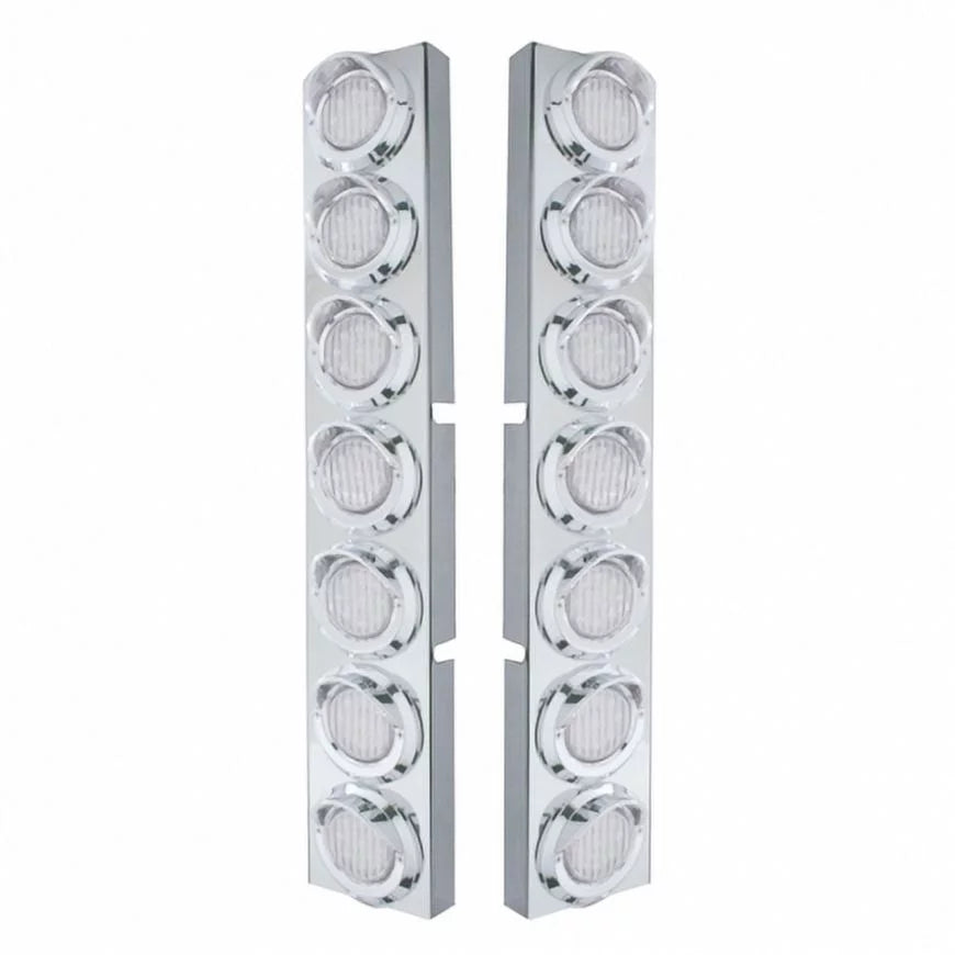 United Pacific 33625 Air Cleaner Light Bar Front, Stainless Steel, With