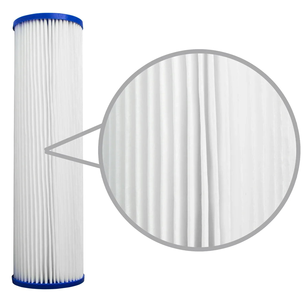 Pleated Poly Individuals Water Filter Cartdrige 20x2.5" 5 micron 25 Pack