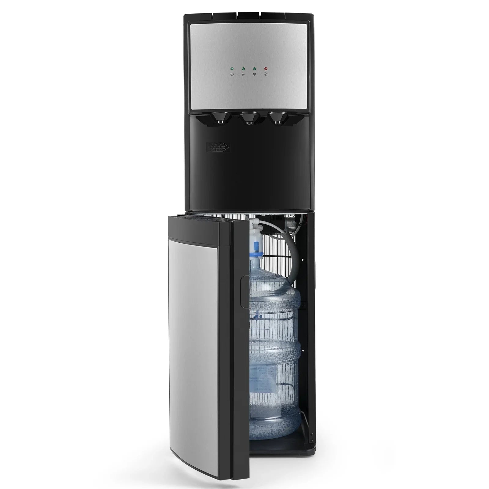 COSVALVE 5 Gallon Bottom Loading Hot Cold Normal Water Dispenser (Silver, Dark