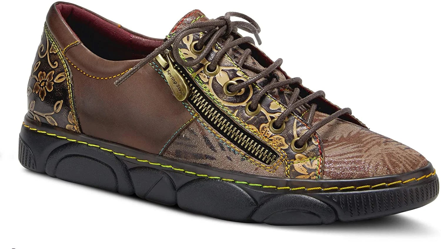 Spring Step LArtiste Gentlemen Danli Sneaker 5.5-6 Taupe Multi