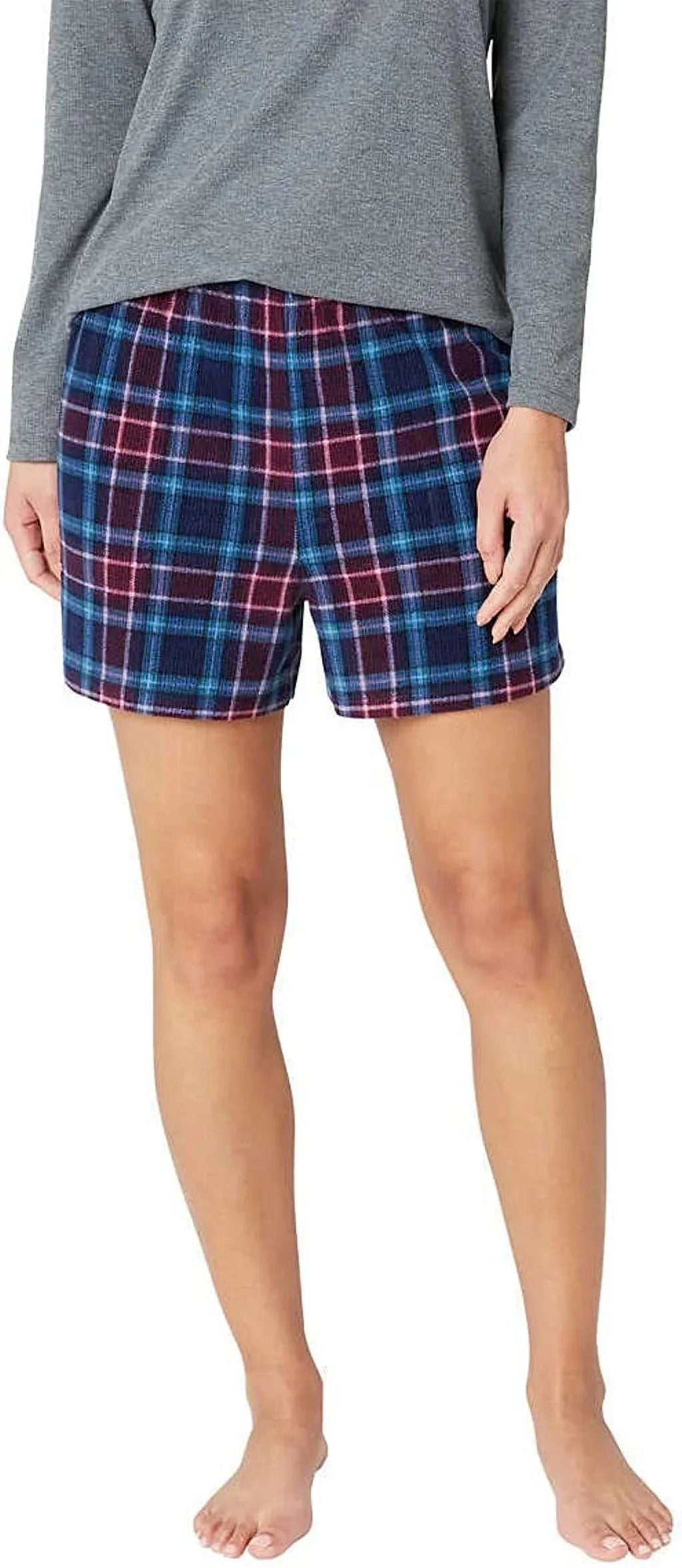 Eddie Bauer Gentlemen 3-Piece Waffle Knit Pajama Set (Gray, Small)