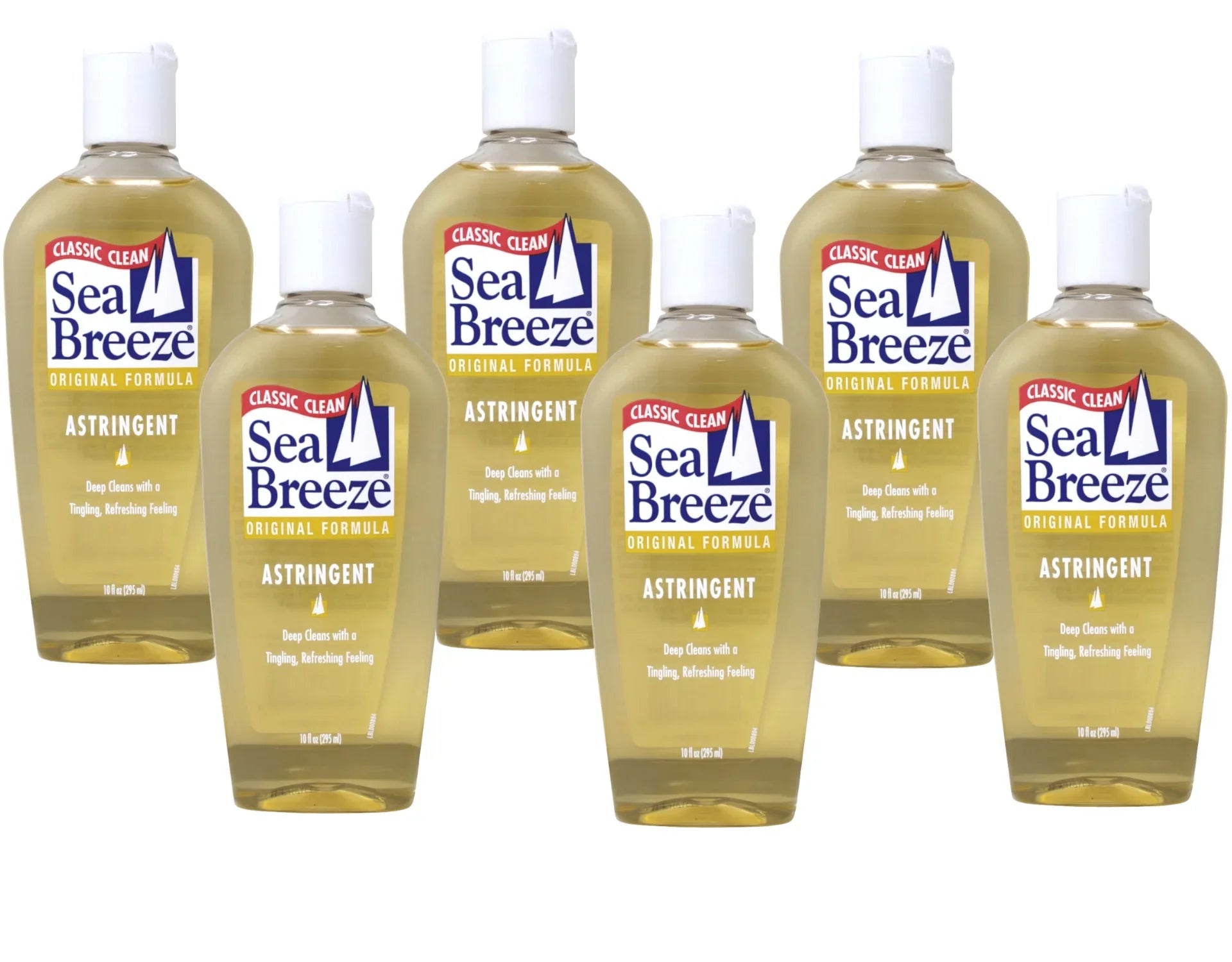 6 Pack Sea Breeze Astringent Original Formula Classic Clean Refreshing 10 Oz Ea