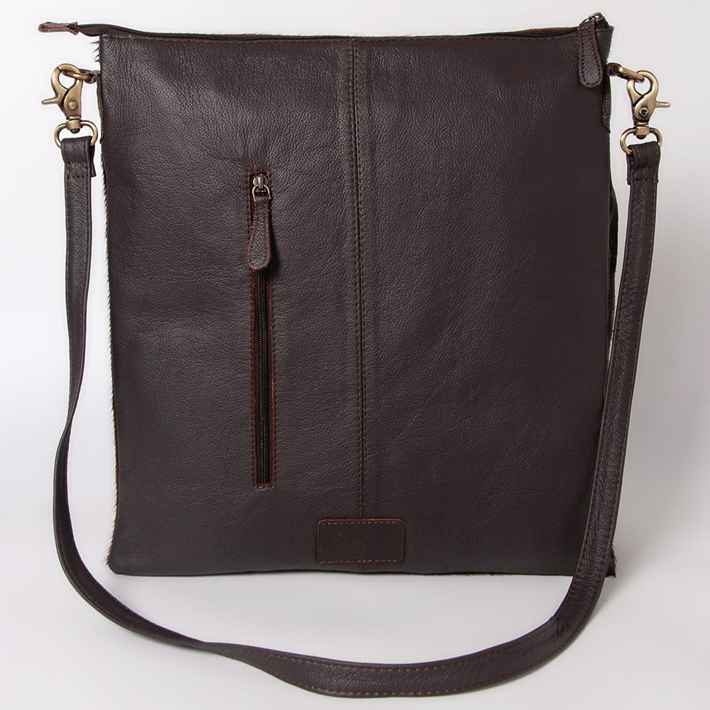 KB OHLAY KBK101 HOBO Hand Tooled Hair-on Genuine Leather Gentlemen bag western handbag purse