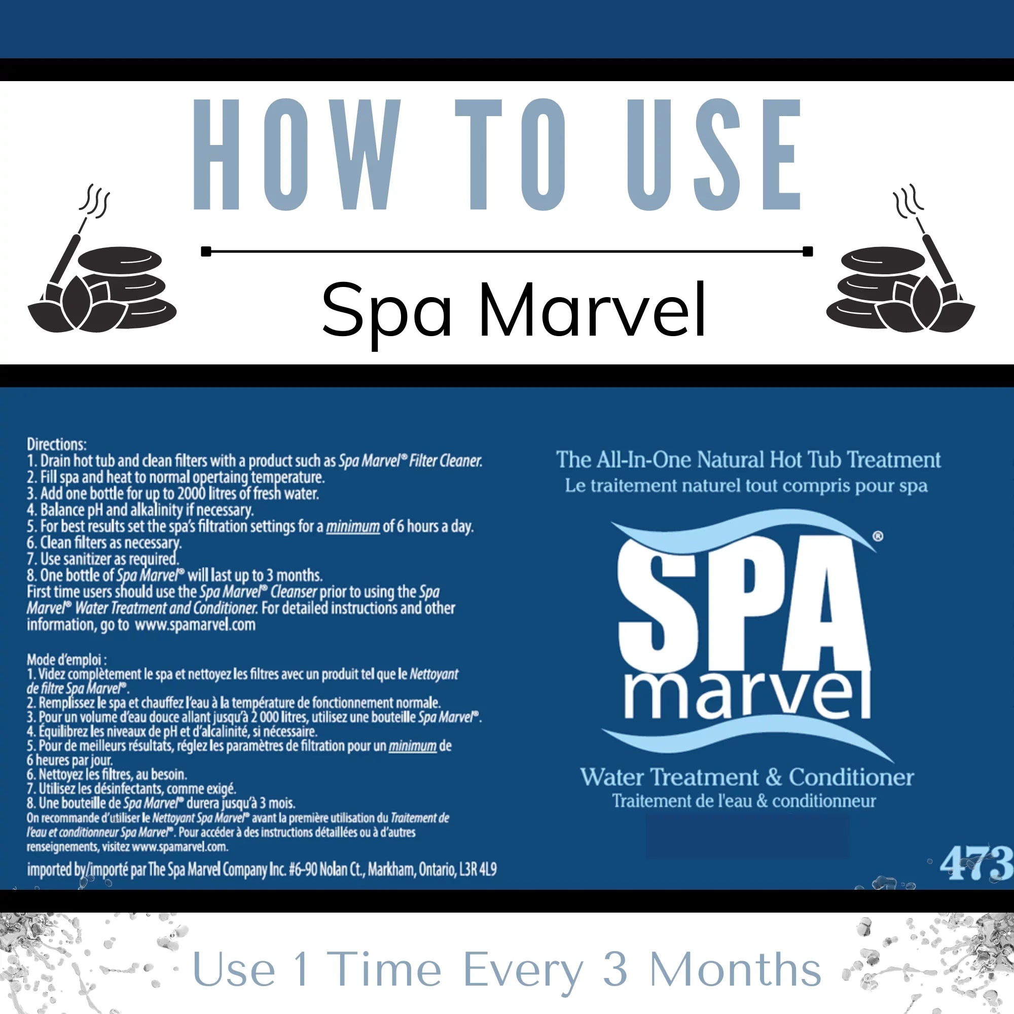 Spa Marvel People and Conditioner 16oz, Spa Marvel Cleanser, Spa Marvel Cleaner and Spa Marvel X10 Pre-Filter + FREE Scum Absorber