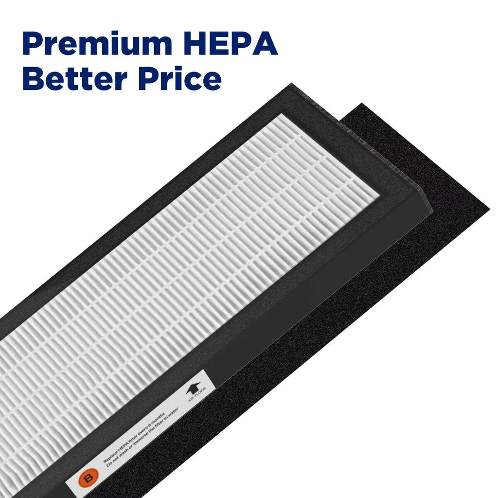 SimPure Filter B For GermGuardian Germ Guardian HEPA FLT4825 FLT-4800 FLT 4800, 4 Pack