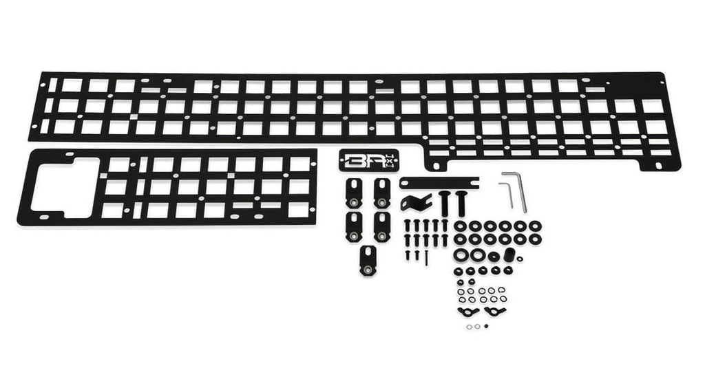 Body Armor 2005-2023 Fits Toyota Tacoma Bed Side Molle System Light Texture Bed Accessories Dark TC-7125