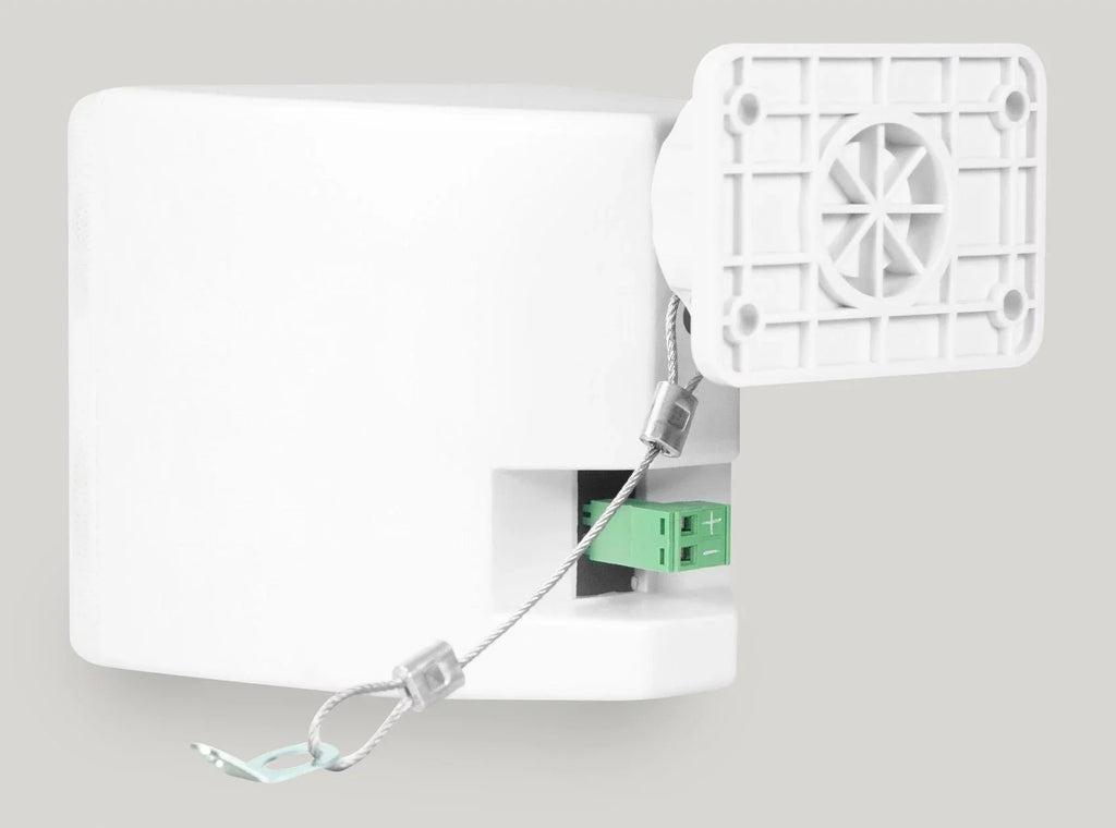 Rockville RPA40BT 4-Room Home Audio Kit Receiver+(8) White Wall Cube Speakers