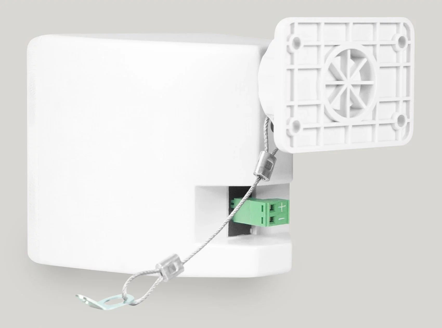 Rockville RPA40BT 4-Room Home Audio Kit Receiver+(8) White Wall Cube Speakers