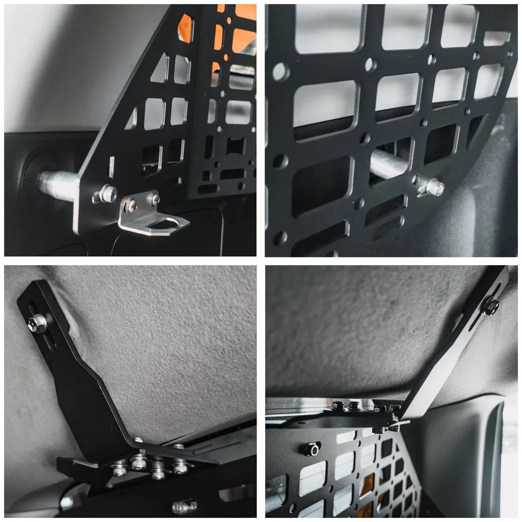 BAKOD Molle Storage Window Shelf Set Panel for 2010-2023 Toyota 4Runner Ebony MSW100 MSPS100