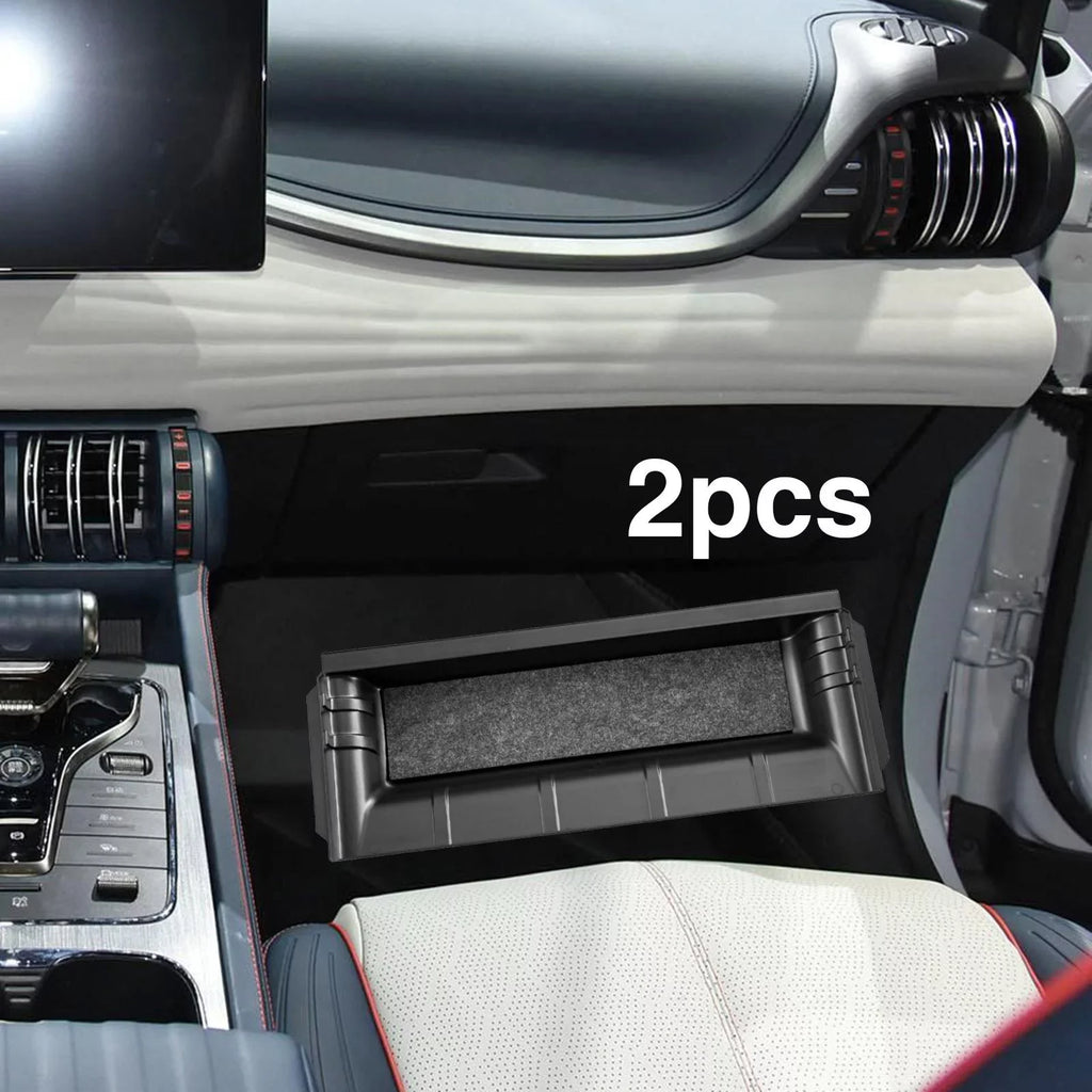 under Seat Storage Box Underseat Hidden Organizer Box Bins Car Interior Accessories Cubby Drawer Container Driver Passenger for Atto 3 2Pieces