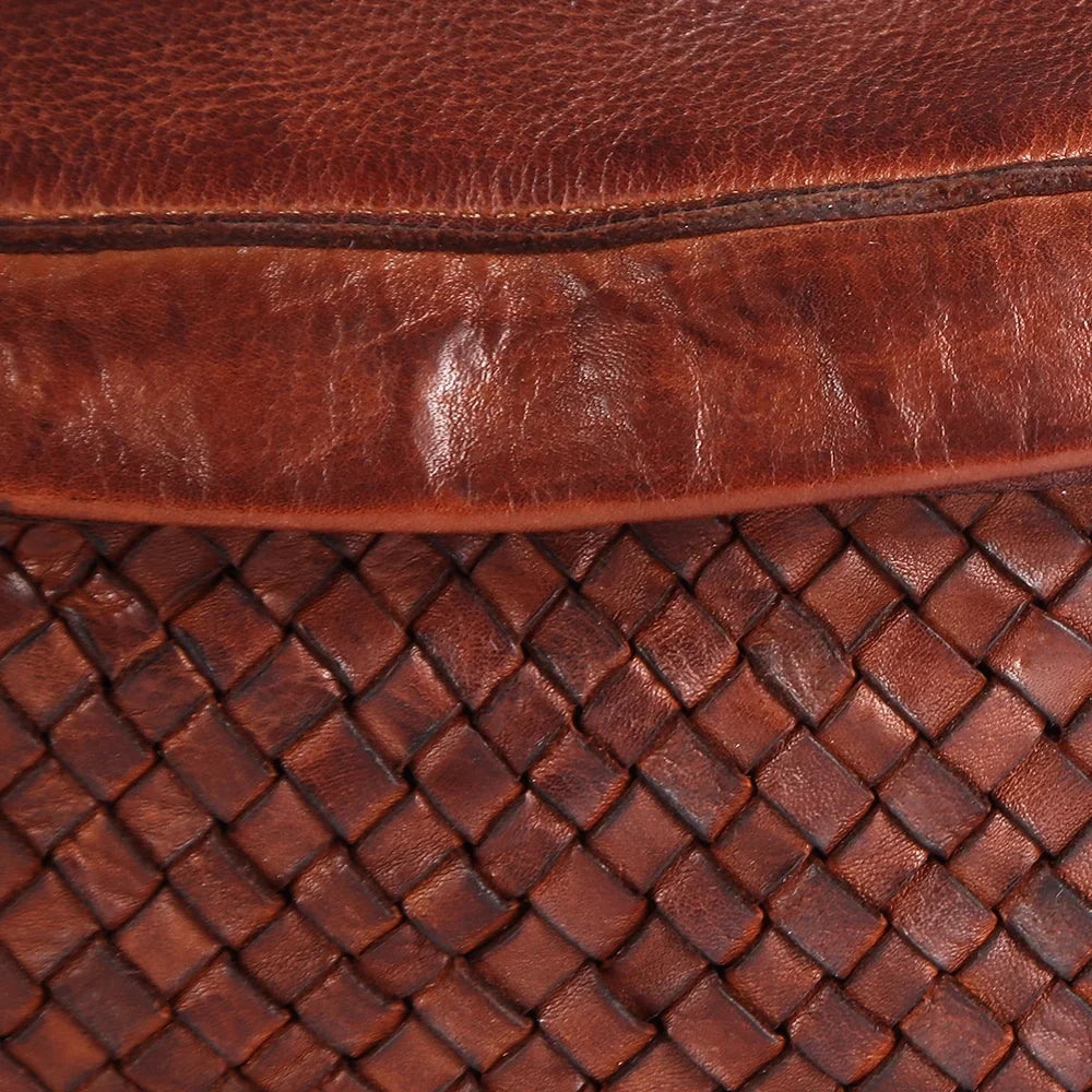 NM Never Mind Nmbgm148E Fanny Pack Vintage Handmade Genuine Cowhide Leather Individuals Bag Western Handbag Purse