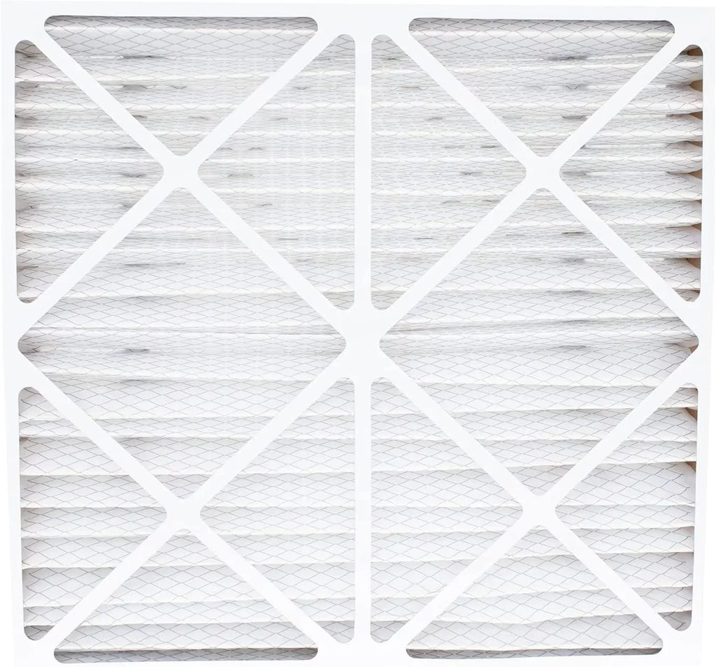 Filterbuy 24x25x5 MERV 8 Pleated HVAC AC Furnace Air Filters for Carrier FILXXCAR0024 (2-Pack)
