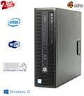 Restored HP 600 G2 Desktop Computer Intel Pentium G4400 3.3GHz CPU 8GB Ram, 500GB HDD, Keyboard & Mouse, WiFi, DVD, Win10 Pro PC (Refurbished)