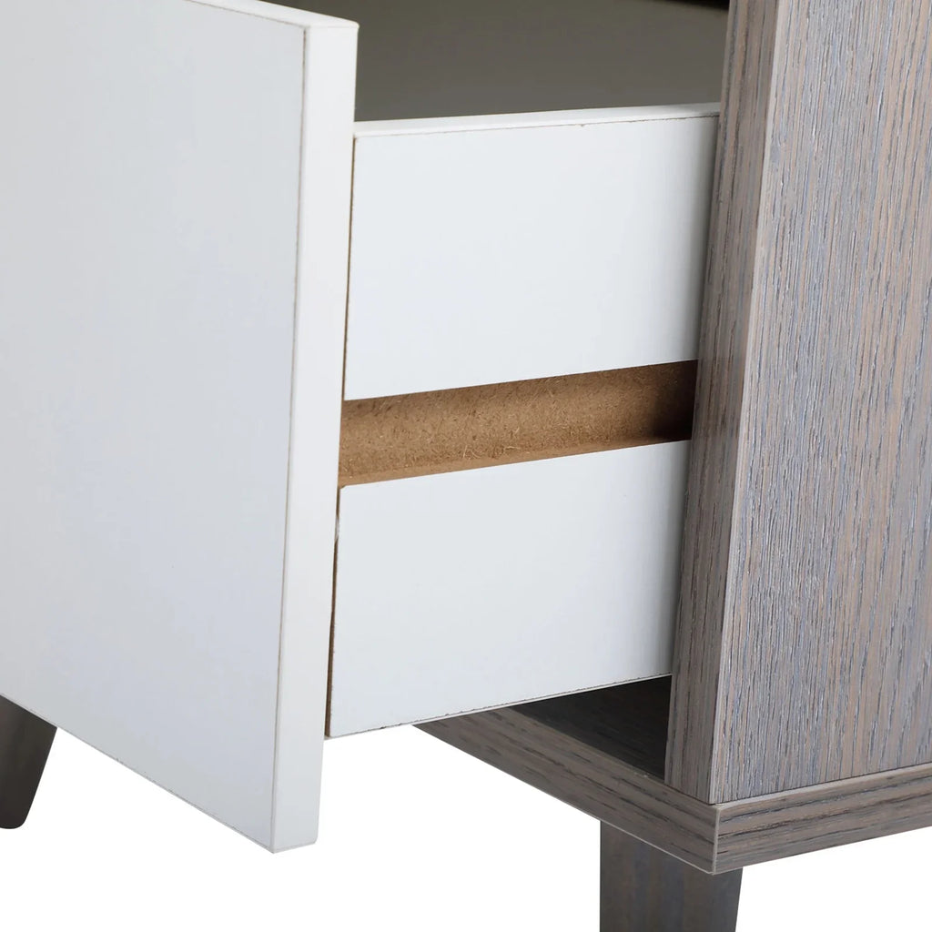 Walmeck ,With Drawer Of 2 Low 2 Low Bedside - Set Of 2 Bedside Table Edge Side Table Tables Table Set With And Drawer (2) Bedside Cabinet Room Cabinet Room Bedroom People Sofa Edge Set With Low