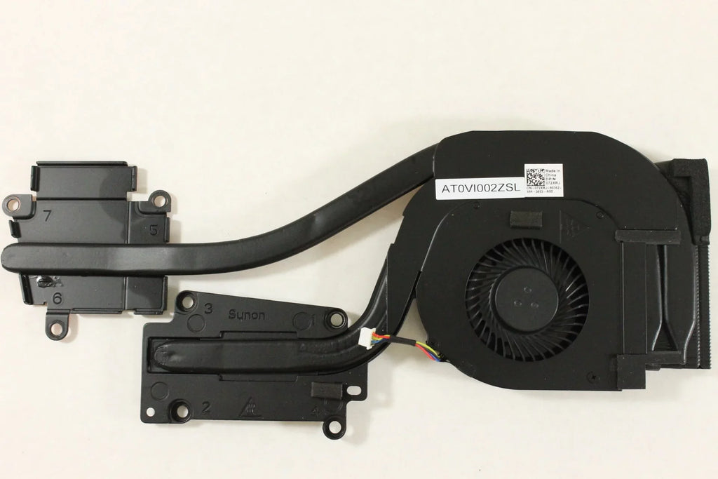 Dell Laptop 72XRJ AMD Heatsink and Fan AT0VI002ZSL Latitude E6540