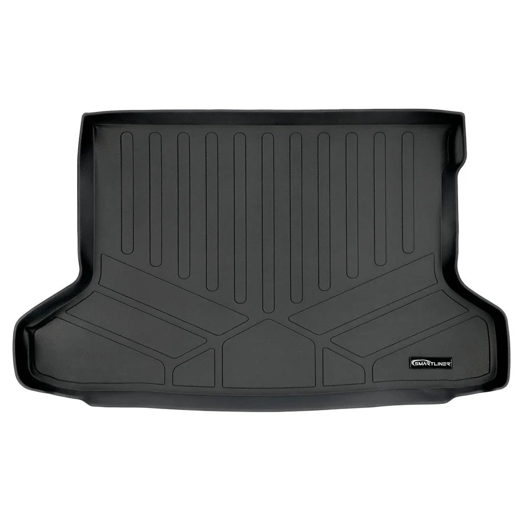 SMARTLINER All Weather Custom Fit Cargo Trunk Liner Floor Mat Dark Compatible With 2016-2022 Honda HR-V
