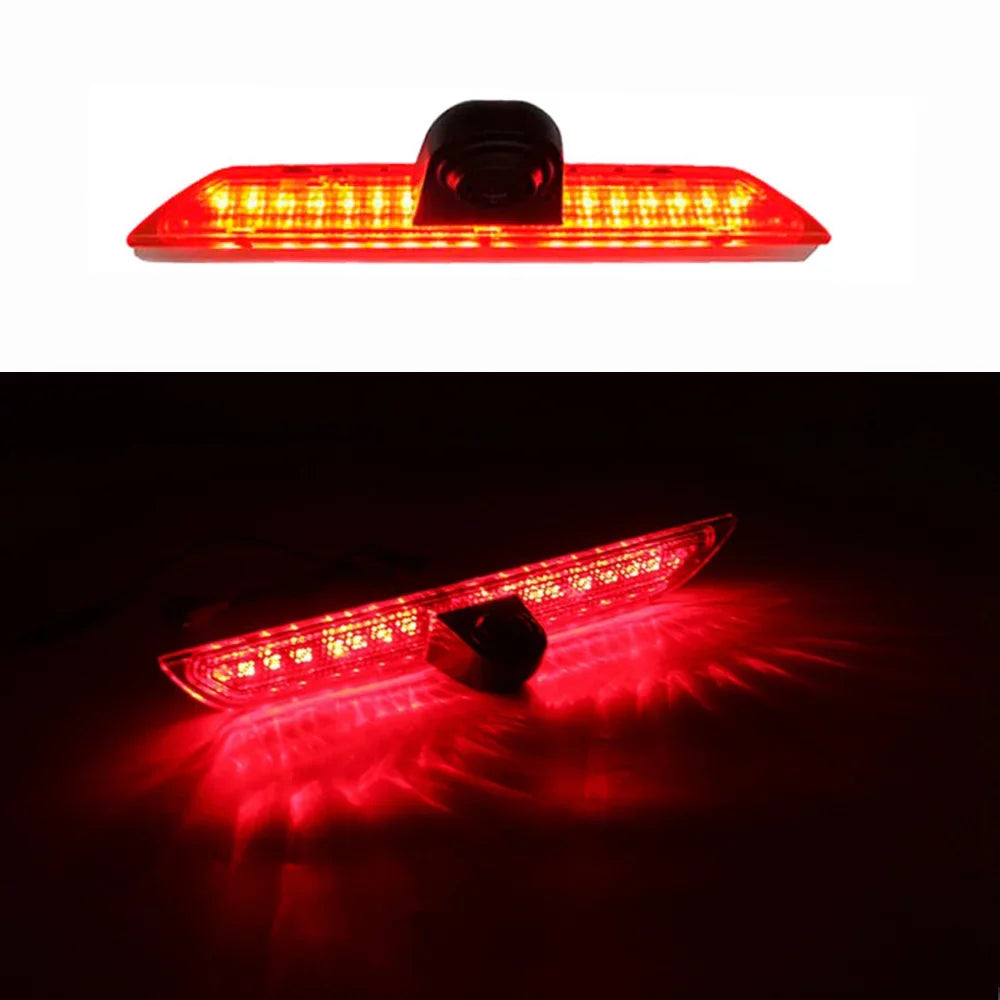 Brake Light Backup Camera Yabuy 7in Brake Light Backup Camera for Mercedes-Benz Sprinter/ Crafter Vans LED Light Parking (with Monitor)