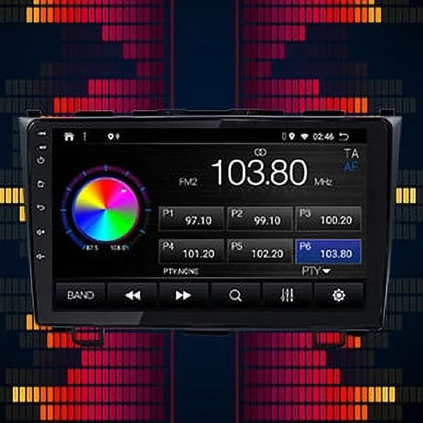 JMANCE Car Stereo for Honda CR-V 2007-2011 with Carplay & Android Auto 9 inch Touch Screen GPS Mutimedia Player