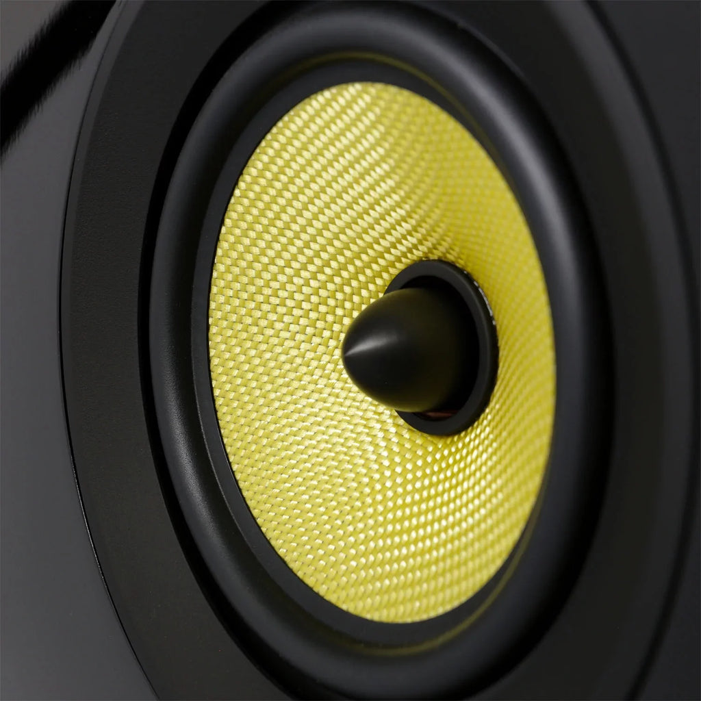 Fluance Signature Series Hi-Fi Three-way Floorstanding Tower Speakers with Dual 8" Woofers (HFFW) Natural Walnut