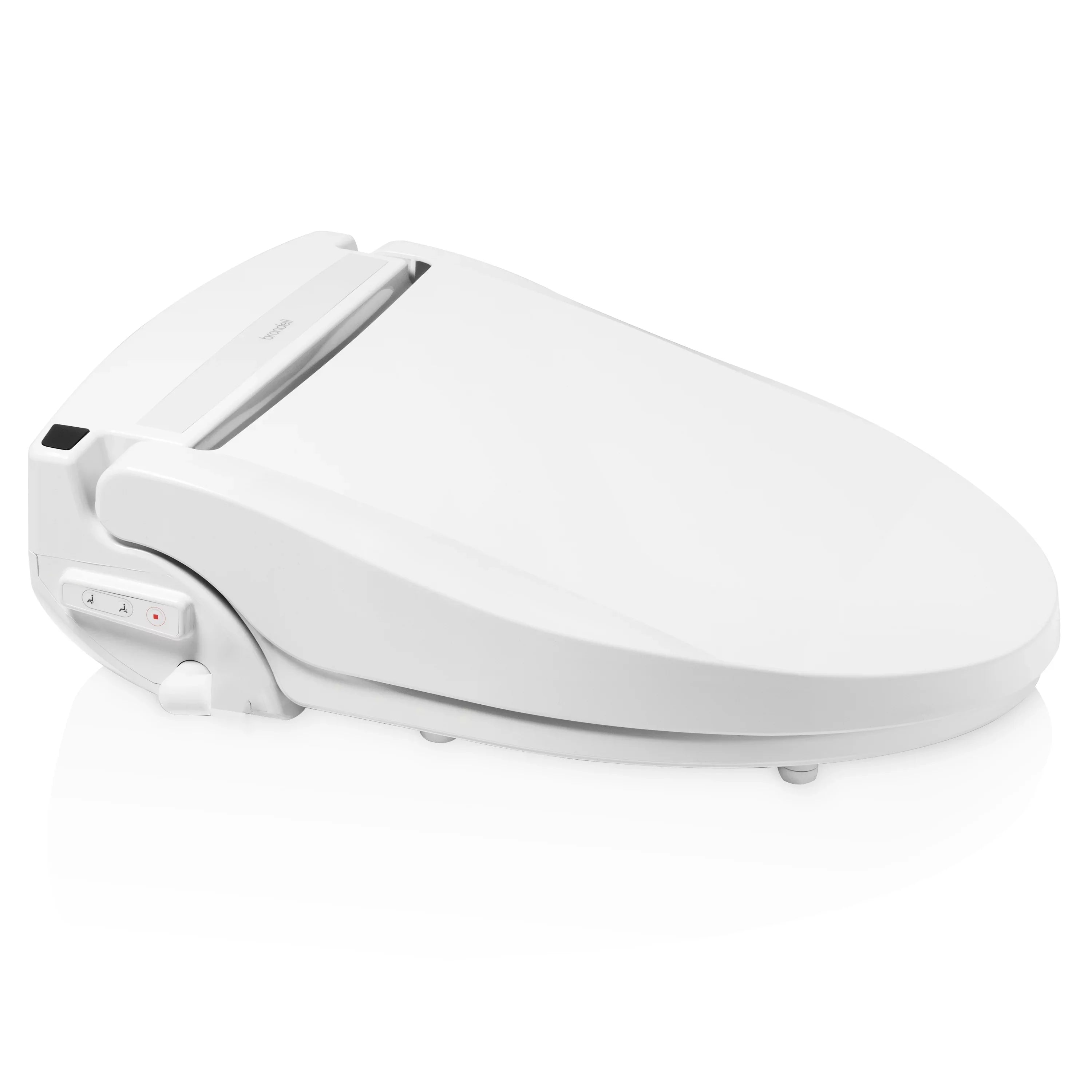 Brondell Swash EM617 Advanced Bidet Toilet Seat with Remote Control, Elongated White