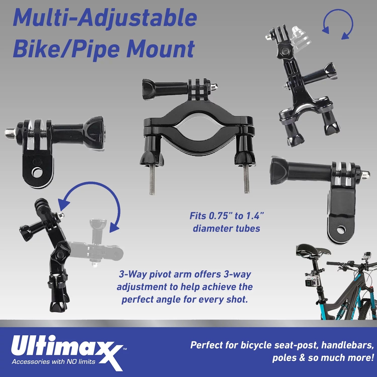 Ultimaxx Deluxe Insta360 ONE X3 Action Cam Bundle - Includes: 64GB Extreme Pro microSDXC, 2x Glass Screen Protector, Helmet Mount Kit, Selfie-Stick & Much More (32pc Bundle)
