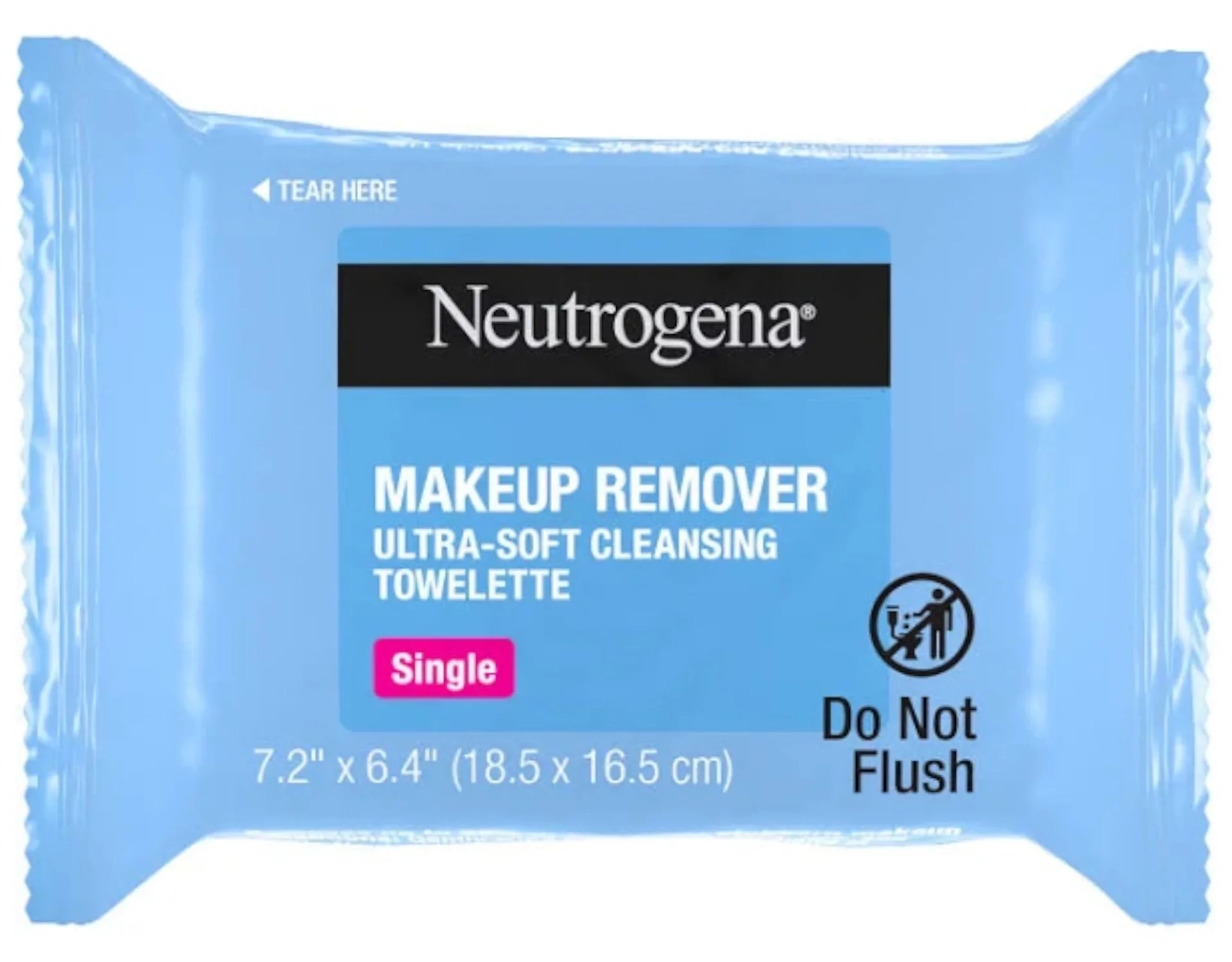 Neutrogena Makeup Remover Cleansing Towelette, Singles, 20 Ea, 6 Pack