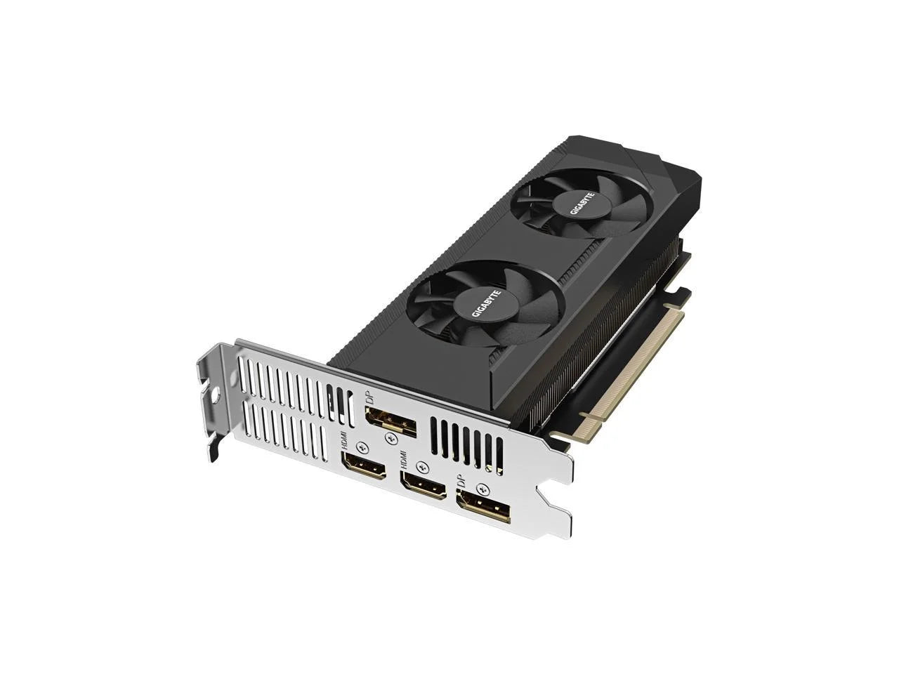 GIGABYTE GeForce RTX 3050 OC Low Profile 6G Graphics Card, 2x WINDFORCE Fans, 6GB GDDR6 96-bit GDDR6, GV-N3050OC-6GL Video Card