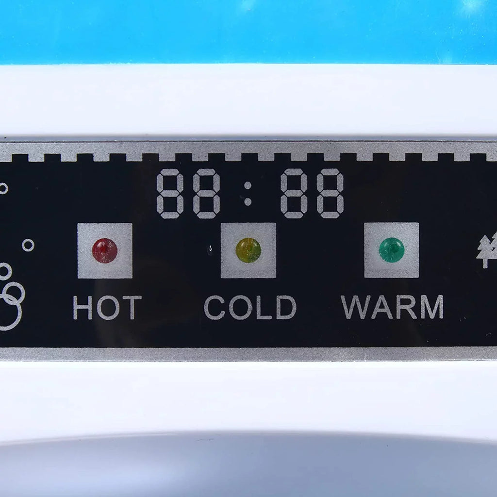 Miumaeov Electric Hot and Cold Water Table Water Drinking Machine Water Dispenser Stainless Steel Low Noise White