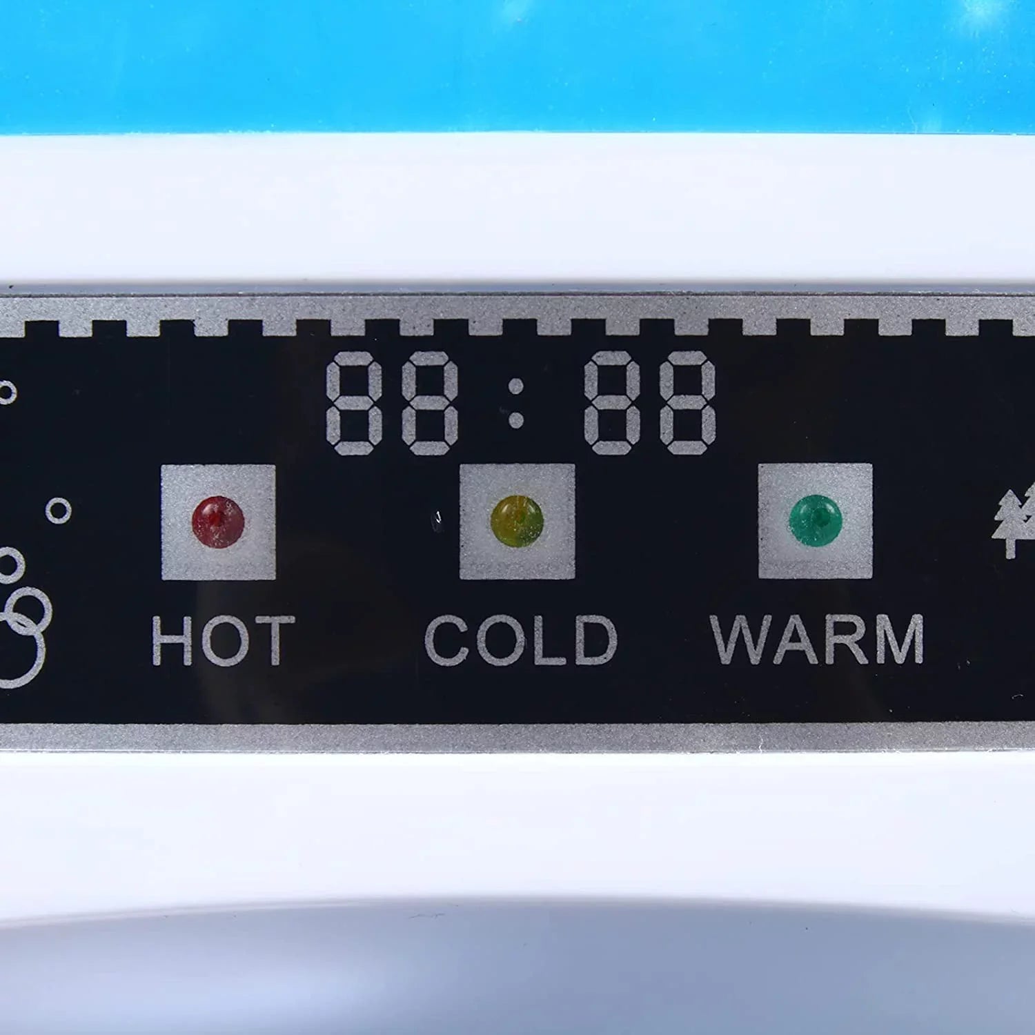 Miumaeov Electric Hot and Cold Water Table Water Drinking Machine Water Dispenser Stainless Steel Low Noise White