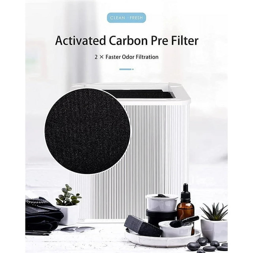 211+ HEPA Individuals Filter for Blue Pure 211+ Air Purifier (Non-Auto), Foldable Activated Carbon Filter