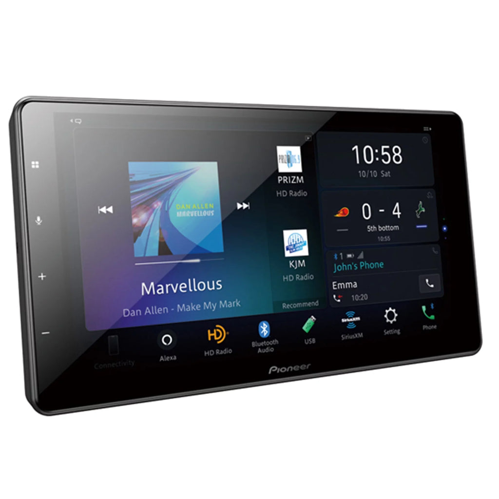 New Pioneer DMH-WC6600NEX 1-DIN 9" Modular Digital Media Receiver & Backup Camera