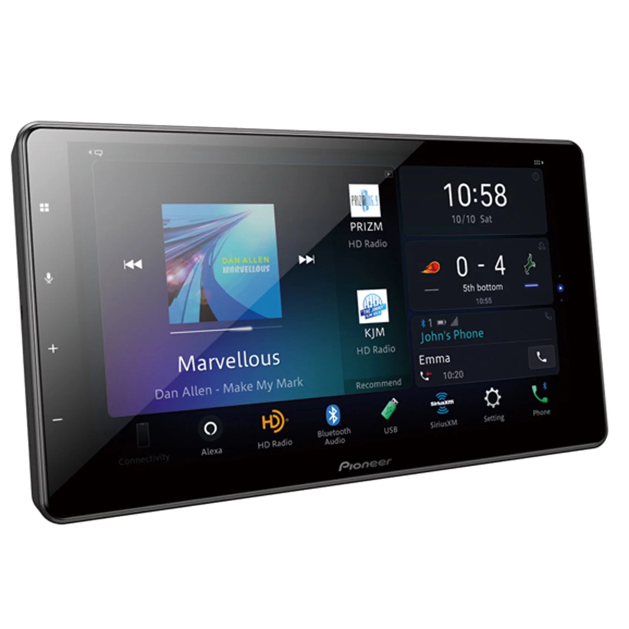 New Pioneer DMH-WC6600NEX 1-DIN 9" Modular Digital Media Receiver & Backup Camera