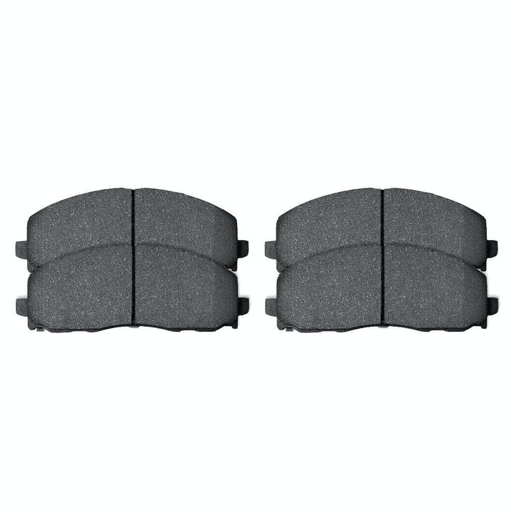 AutoShack Front and Rear Drilled Slotted Brake Rotors Silver and Ceramic Pads Kit Gentlemen for VW Routan 2012-2020 Dodge Grand Caravan Journey 2012-2016 Chrysler Town & Country 2013-2015 Ram C/V V6
