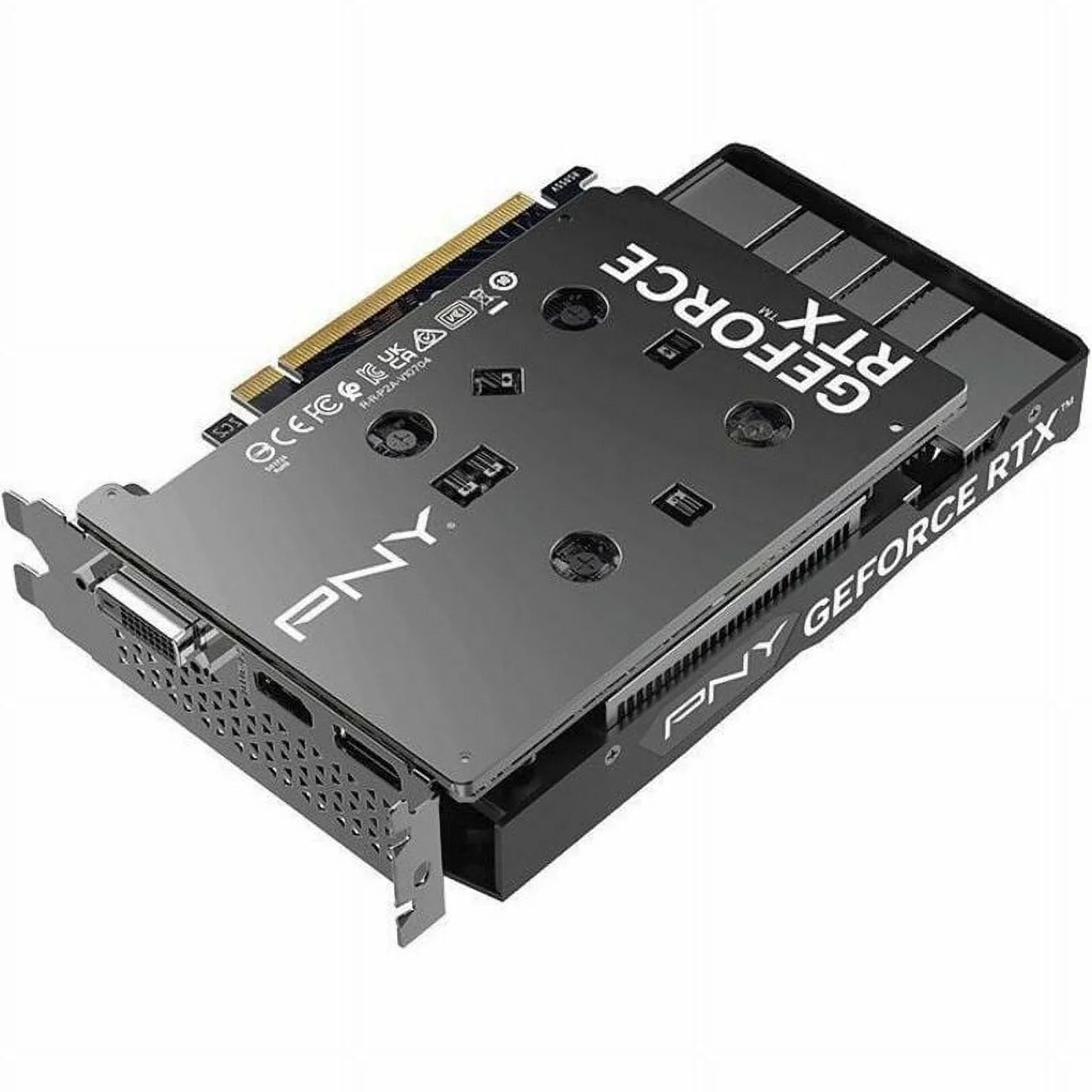 PNY NVIDIA GeForce RTX 3050 Graphic Card - 6 GB GDDR6 - 7680 x 4320 - 1.04 GHz Core - 1.47 GHz Boost Clock - 96 bit Bus Width - PCI Express 4.0 x8 - DisplayPort - 1 x DisplayPort - HDMI