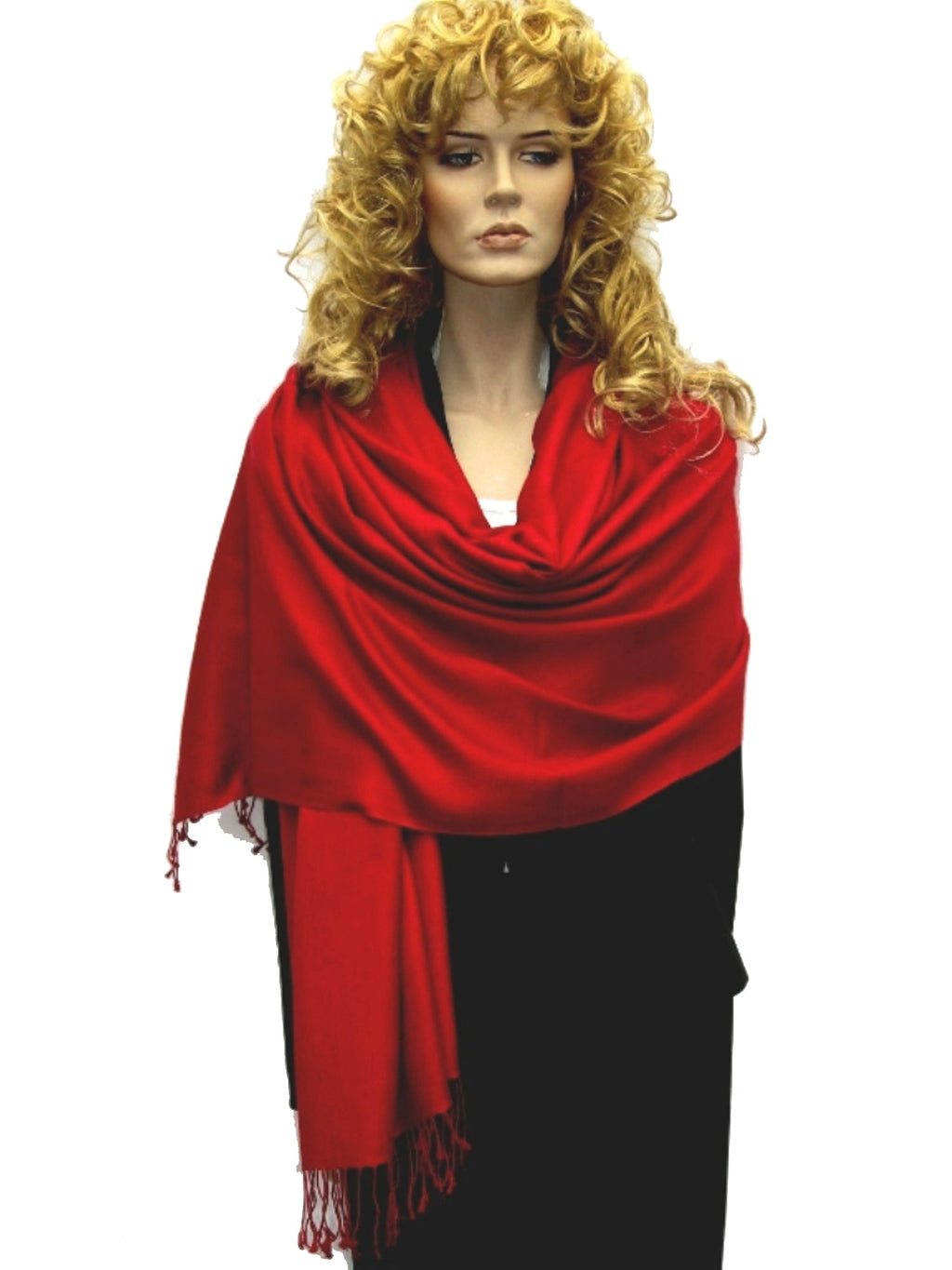 Scarf/Scarves/Shawl/Shawls/Stole/Wrap/Pashmina Scarf/Pashmina Shawl/Cashmere/Cashmere Scarf/Wool/Silk (Wine)