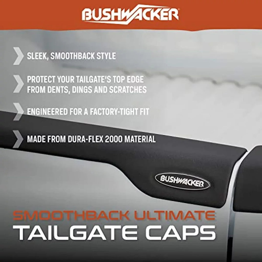 Bushwacker by RealTruck Ultimate Tailgate Cap - SmoothBack | 1-Pc, Midnight Smooth Finish | 28510 | Compatible with 1993-2011 Ford Ranger; 1994-2009 Mazda B2300, B3000, B4000 (Excludes Canadian Models)