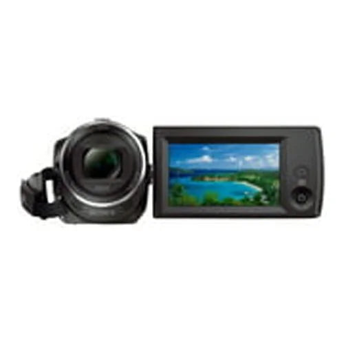 Sony HD Handycam Camcorder Midnight with 32GB microSD Card and Accessory Bundle