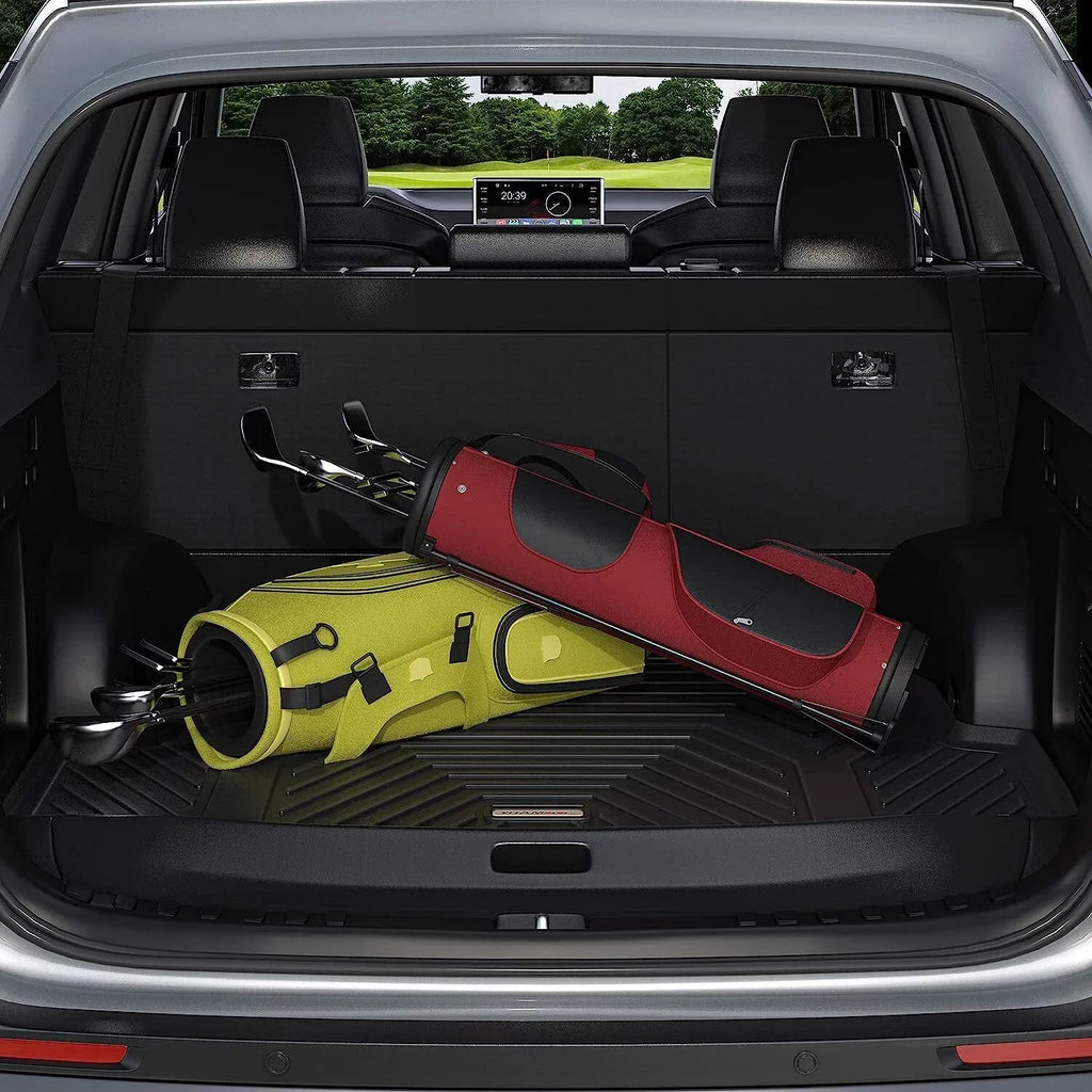 Ledkingdomus Floor Mats for 2020-2023 Tesla Model Y Rear Trunk Mat All Weather Dark