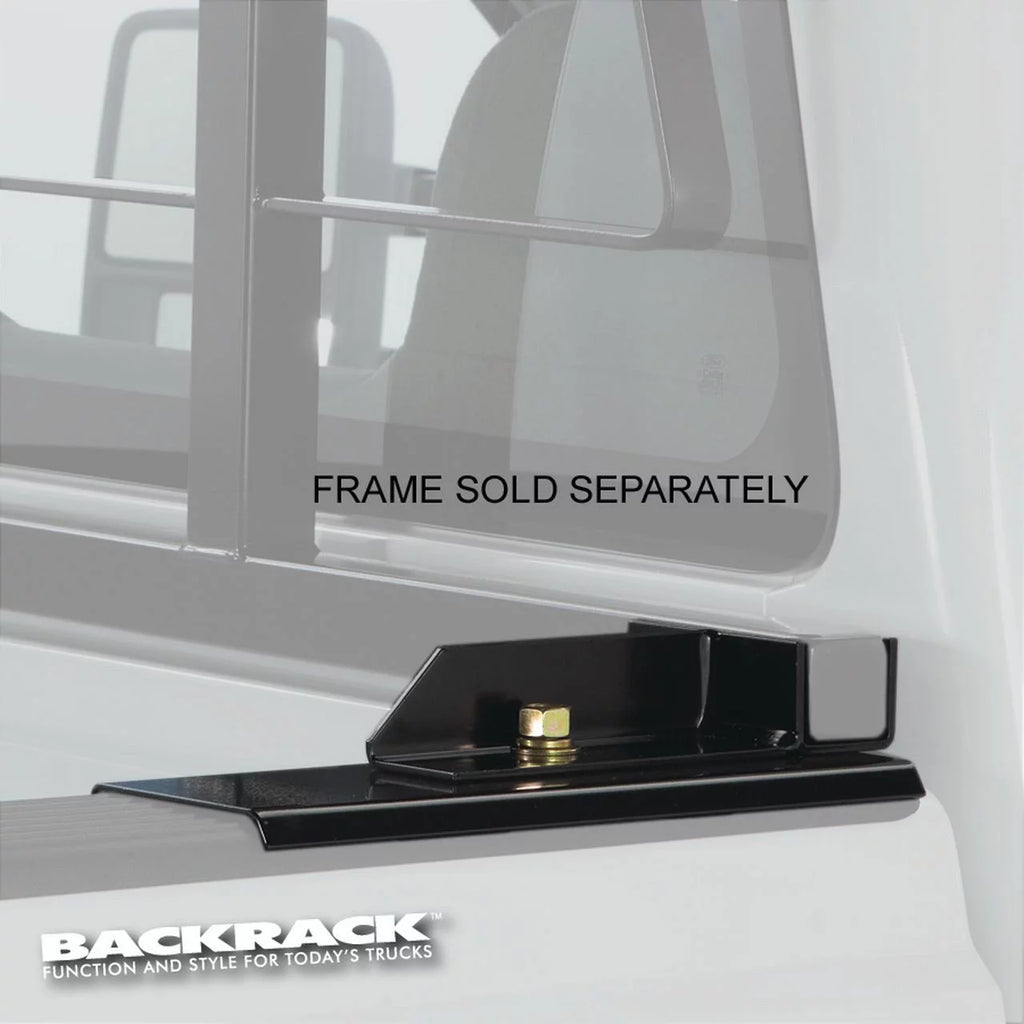 BACKRACK by RealTruck | Hardware Kit for use w/ Standard Bed, Midnight No Drill Compatible with 1993-2014 Ford Ranger; 1993 Mazda B2200/B2600; 1994-2009 Mazda B2300; 1998-2001 B2500; 1994-2009 B4000