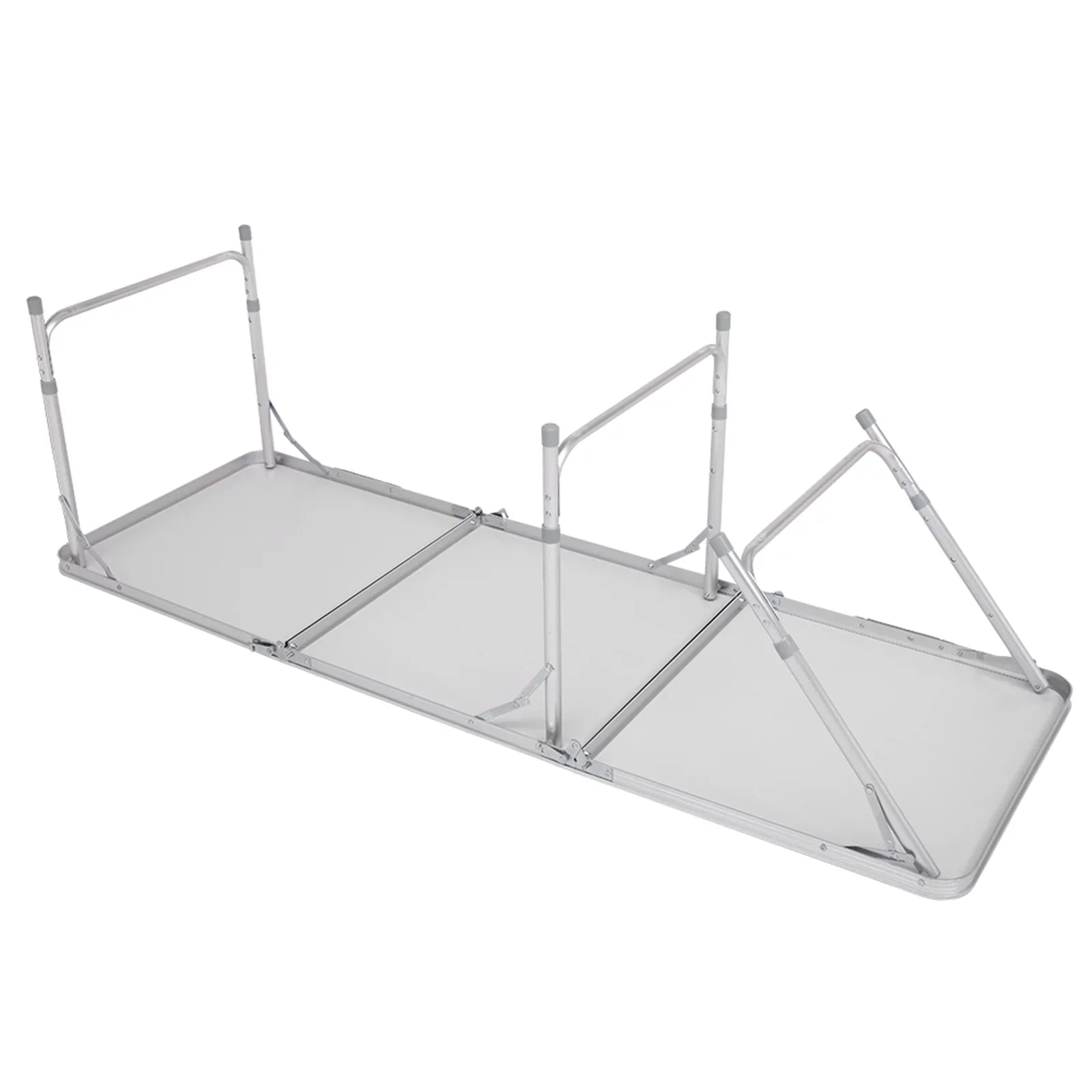Folding Table, Aluminum Alloy Table for Indoor, Outdoor White