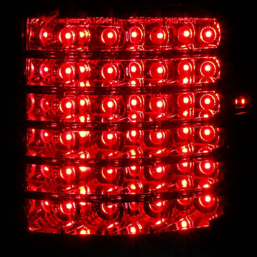 For 04-08 F150 Midnight Smoke Halo Projector LED Headlights + Full LED Taillights Fits select: 2004-2008 FORD F150